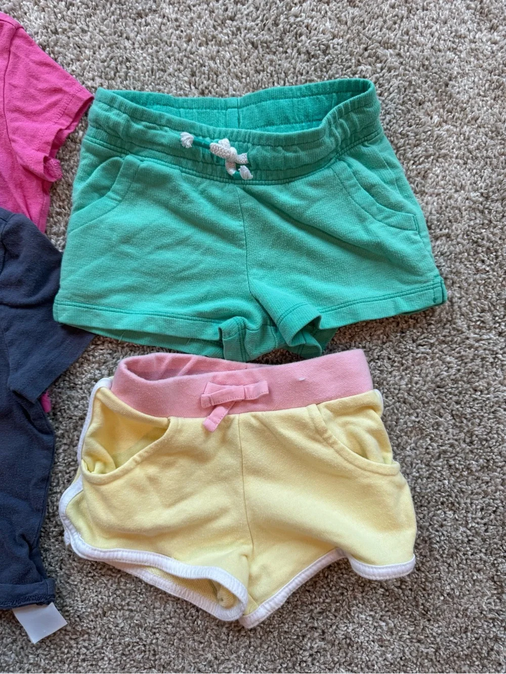 Toddler Girls Summer Clothing Bundle shorts, tshirts, leggings outfit Size 3T